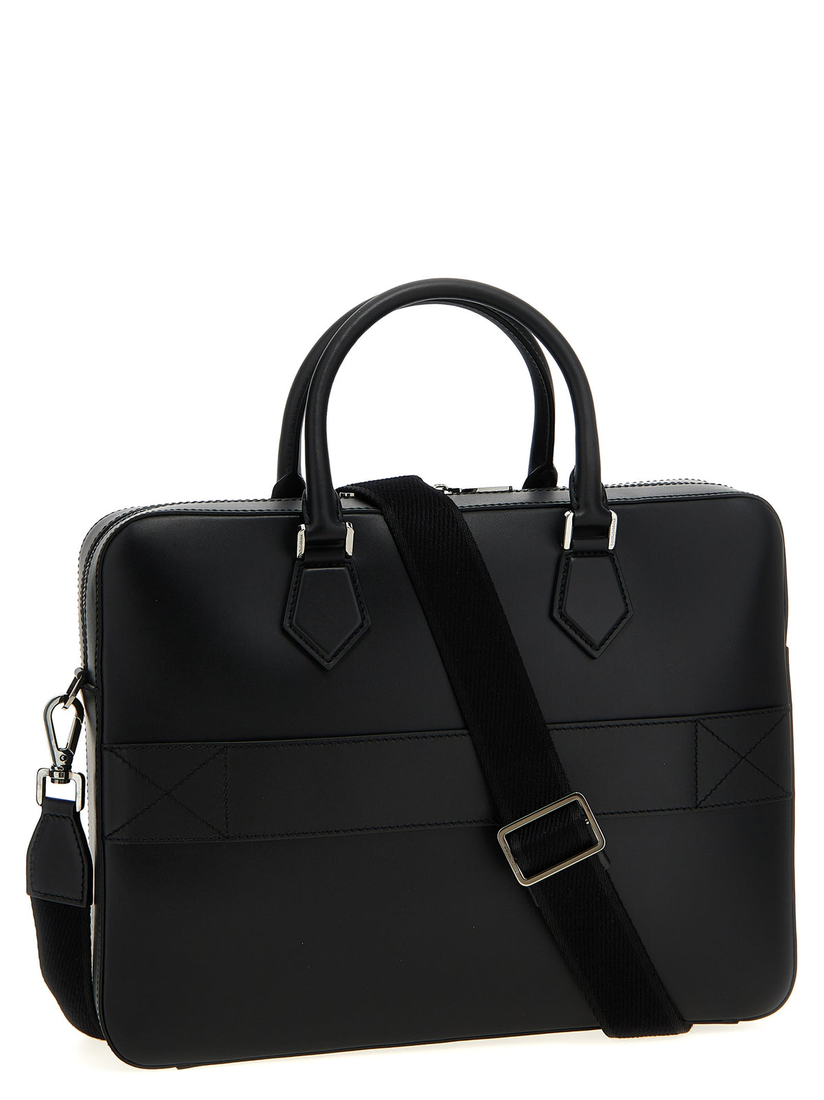 Sac cabas Dolce & Gabbana en cuir d'agneau noir