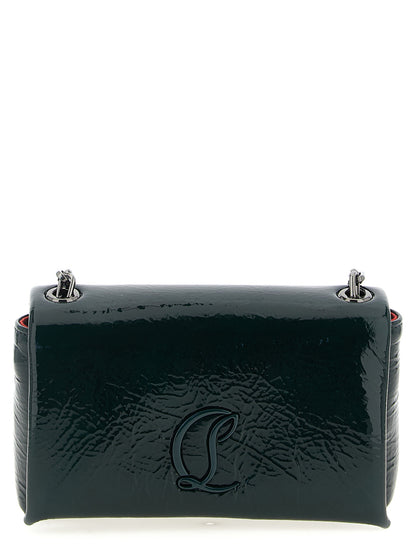 Sac bandoulière Christian Louboutin en cuir de veau bicolore