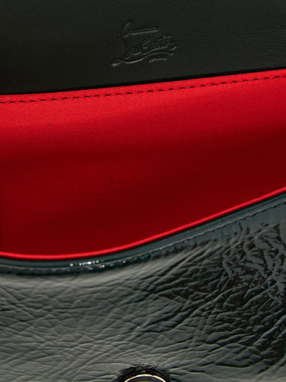 Sac bandoulière Christian Louboutin en cuir de veau bicolore