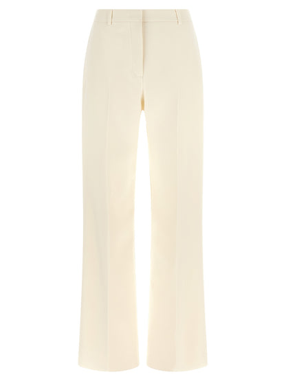 Pantalon de costume Fendi en laine vierge blanche