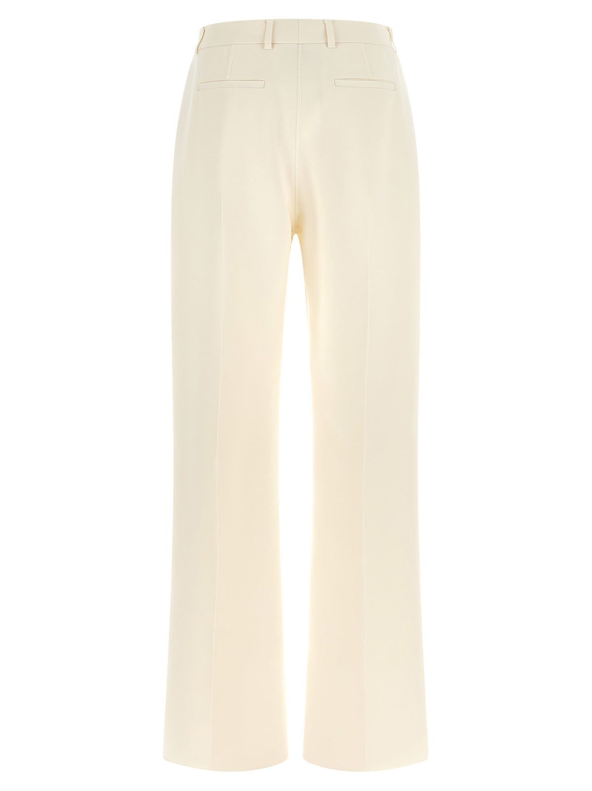 Pantalon de costume Fendi en laine vierge blanche