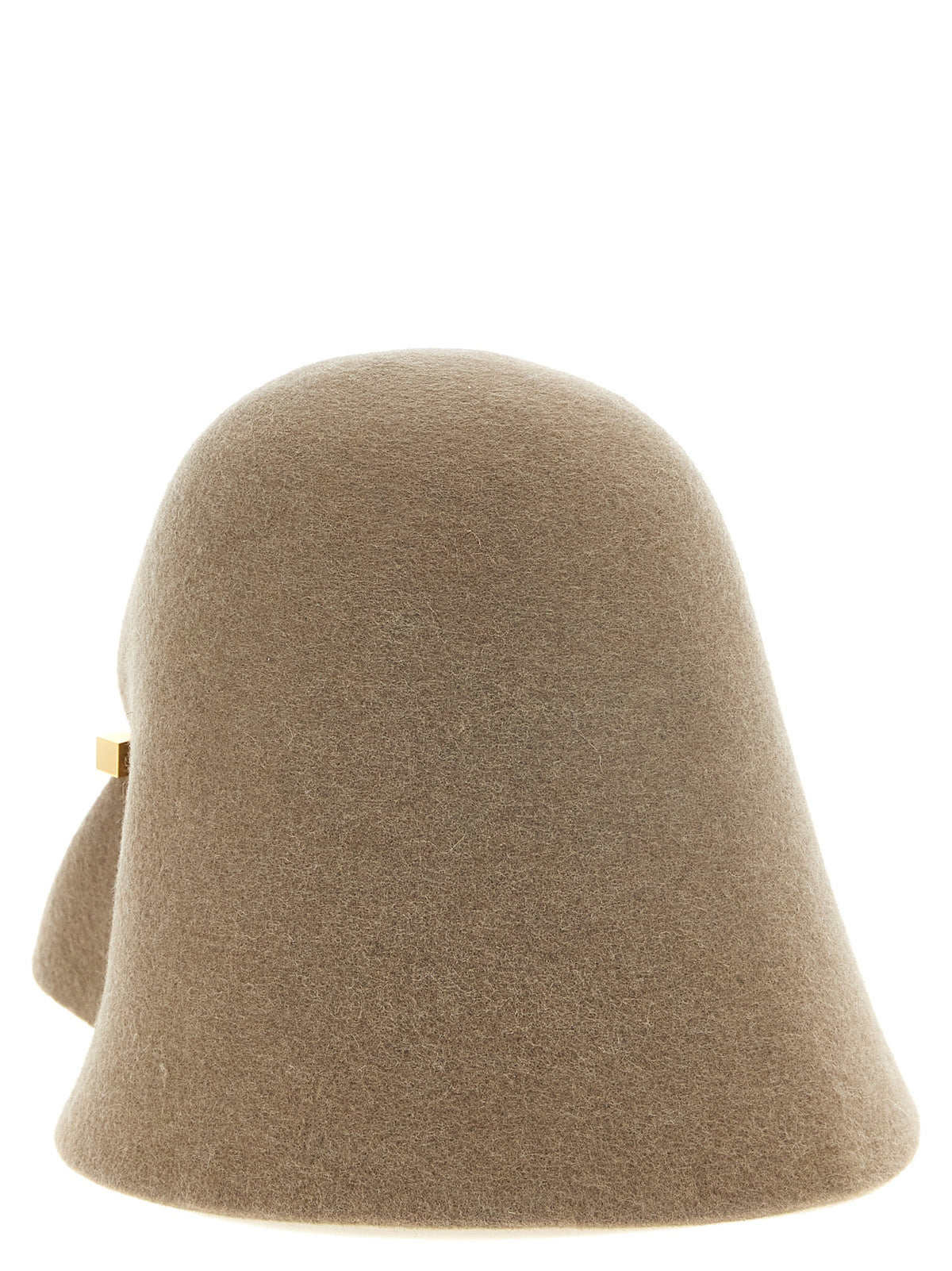 Bonnet en laine mérinos beige Jacquemus