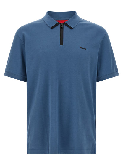 Polo Hugo Boss en coton bleu