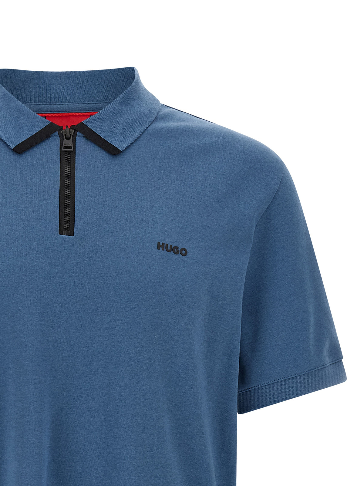 Polo Hugo Boss en coton bleu