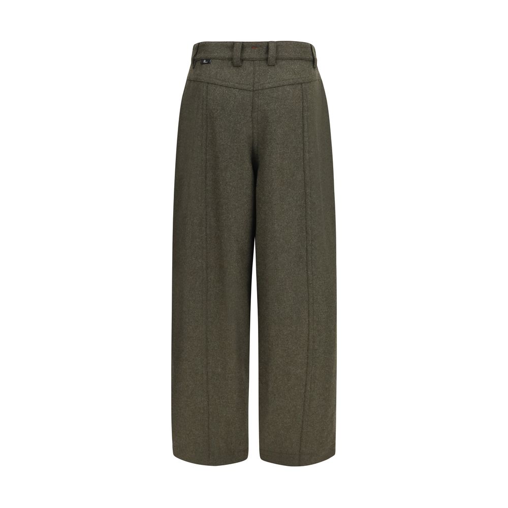 Moncler Grenoble Bicolor Wool Aries Casual Pants