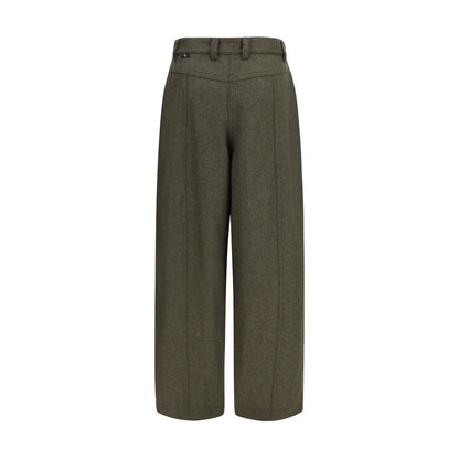 Moncler Grenoble Bicolor Wool Aries Casual Pants
