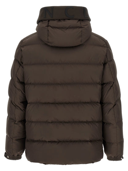 Moncler Brown Polyester Full-Length Jacket