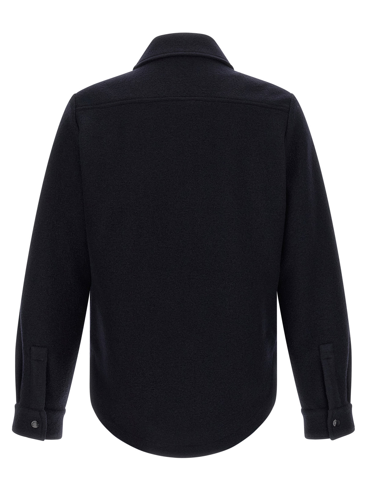 Blouse Moncler bleue en laine vierge