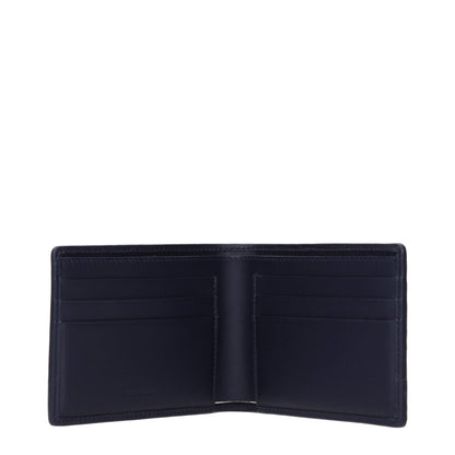 Portefeuille Ferragamo en cuir bleu