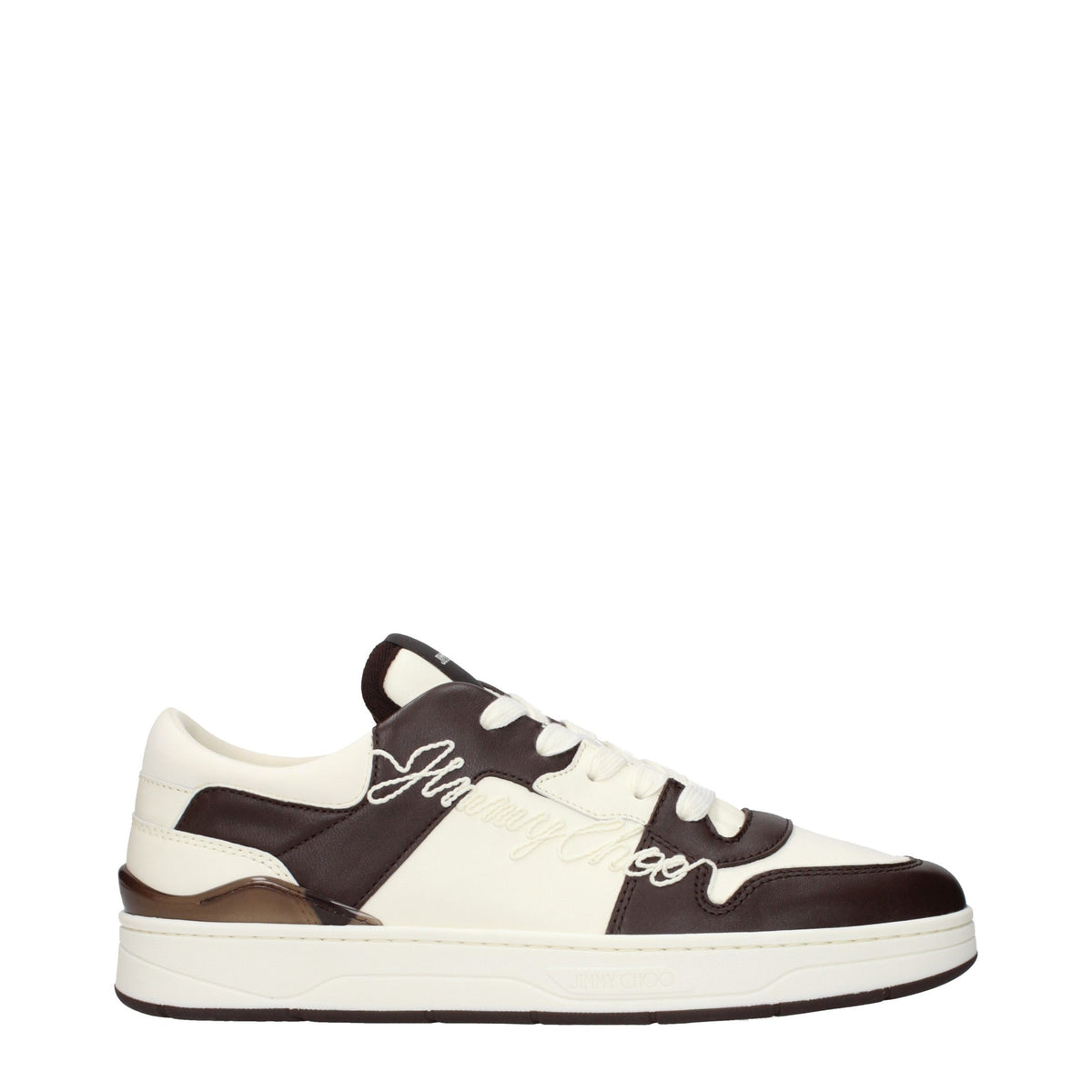 Baskets basses Jimmy Choo en cuir beige