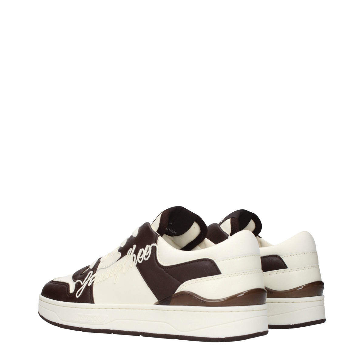 Baskets basses Jimmy Choo en cuir beige