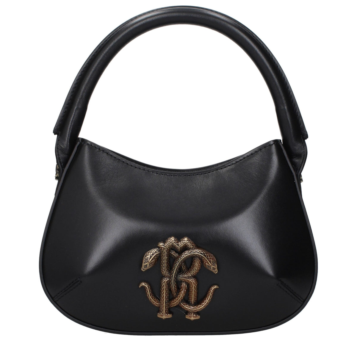 Sac à main Roberto Cavalli en cuir noir