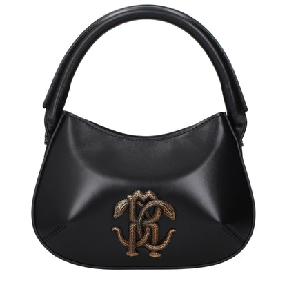 Sac à main Roberto Cavalli en cuir noir