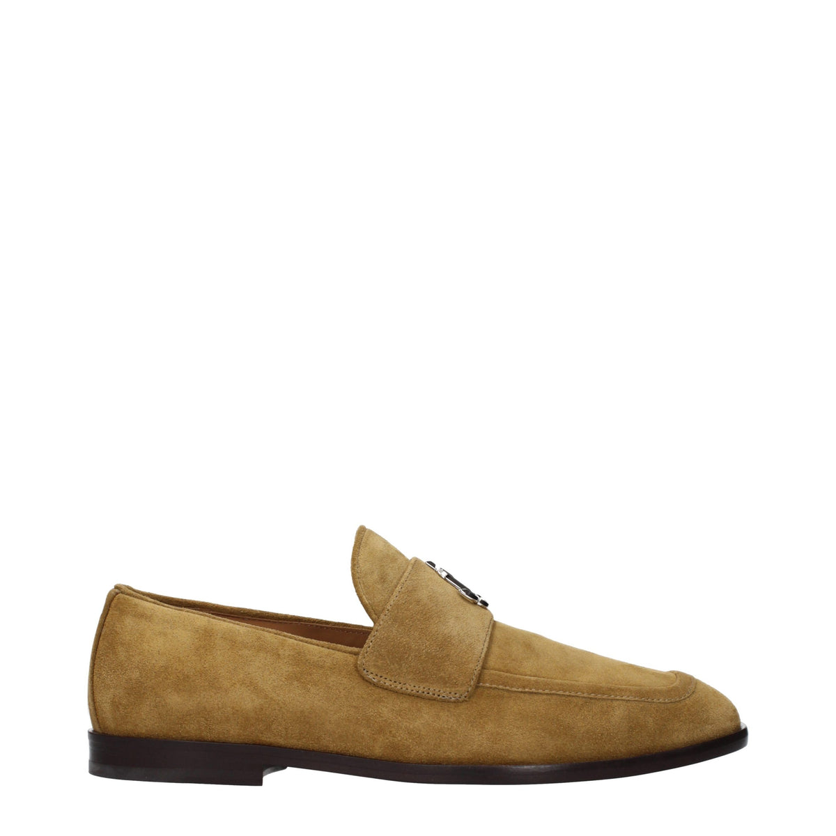 Mocassins à enfiler en cuir marron Jimmy Choo
