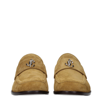 Mocassins à enfiler en cuir marron Jimmy Choo