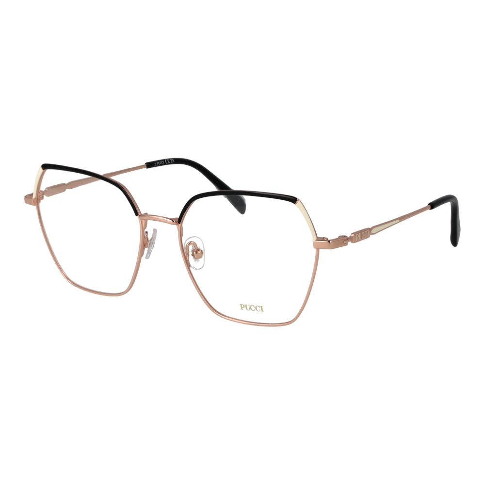 Lunettes Emilio Pucci en métal doré rose (Montures)