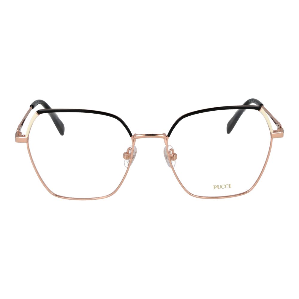 Lunettes Emilio Pucci en métal doré rose (Montures)