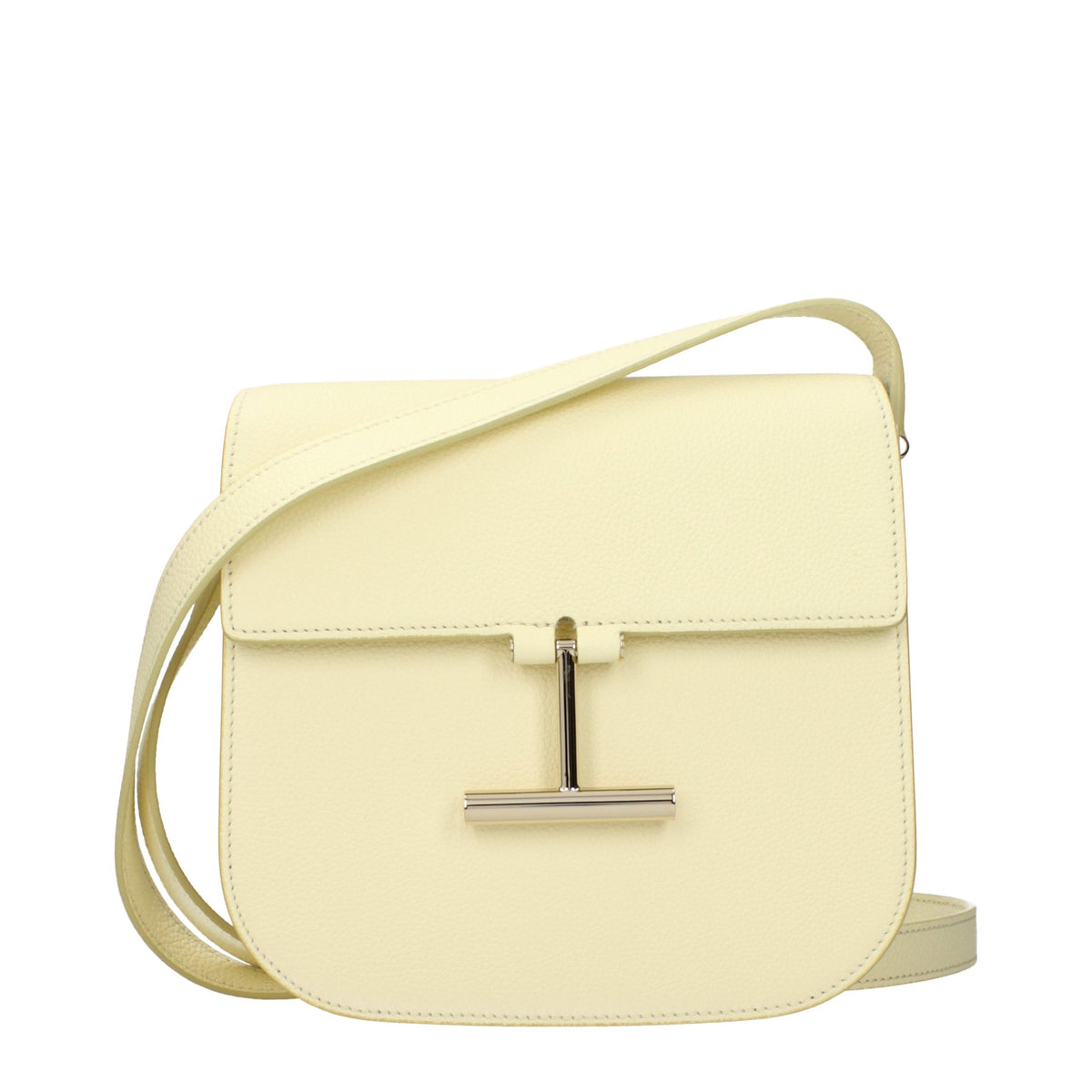 Sac bandoulière Tom Ford en cuir jaune