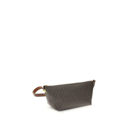 Sac à épaule Saint Laurent en cuir marron