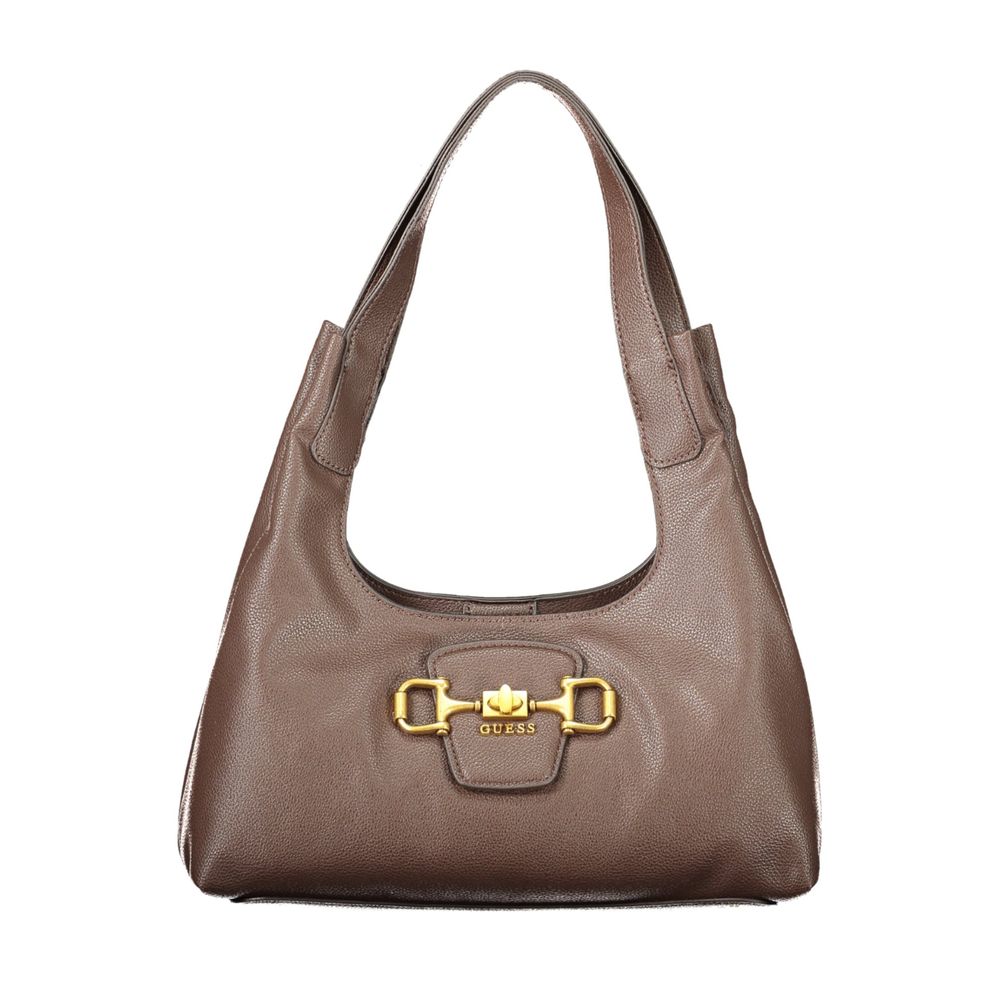 Sac Guess Jeans marron en polyuréthane pour femme