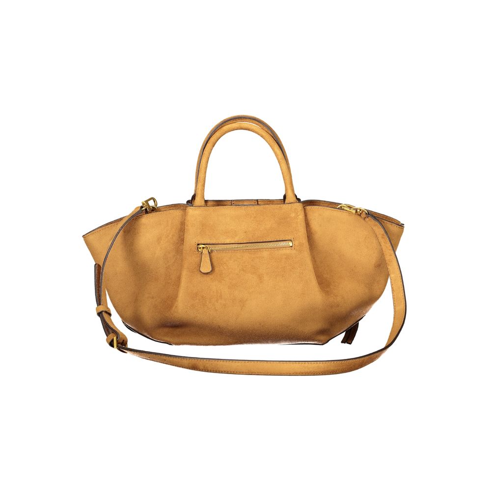 Sac Guess Jeans marron en polyester pour femme avec bandoulière réglable