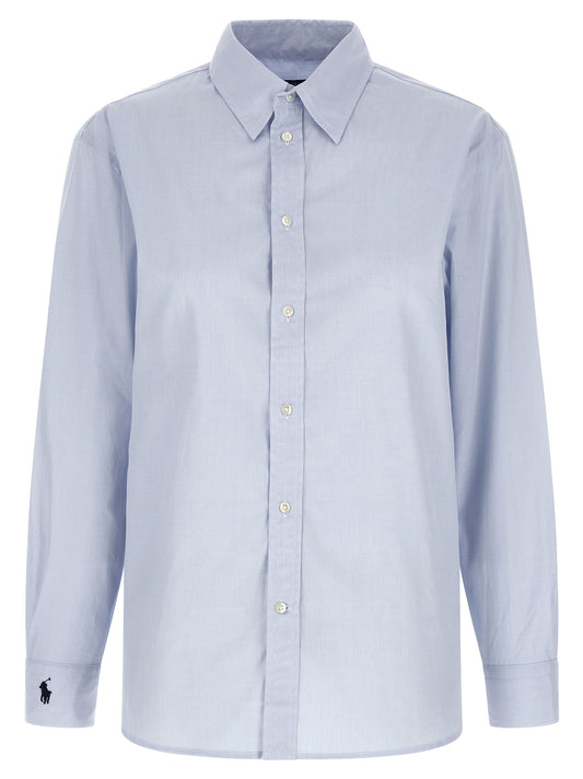 Polo Ralph Lauren Blue Cotton Blouse
