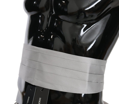 Fajín Dolce & Gabbana gris para hombre 100% seda