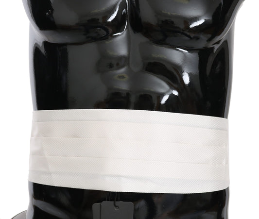 Fajín de seda 100% blanco Dolce & Gabbana para hombre