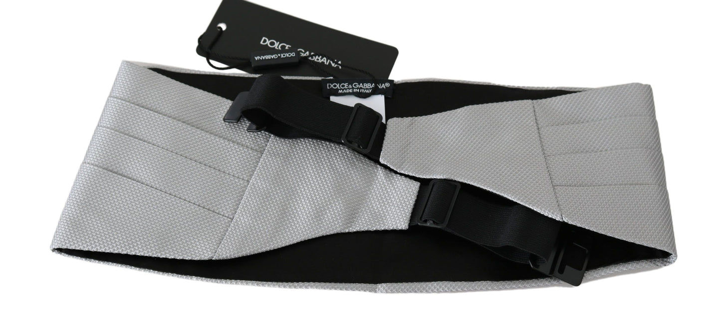 Fajín Dolce & Gabbana gris para hombre 100% seda