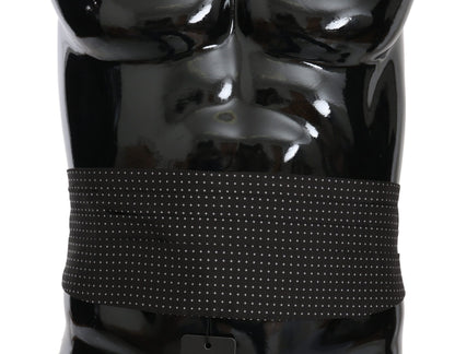Fajín de seda negro con lunares de Dolce & Gabbana