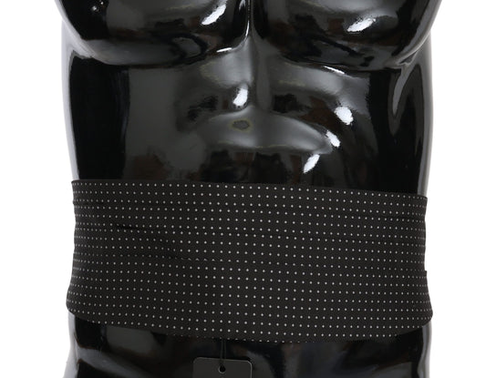 Fajín de seda negro con lunares de Dolce & Gabbana