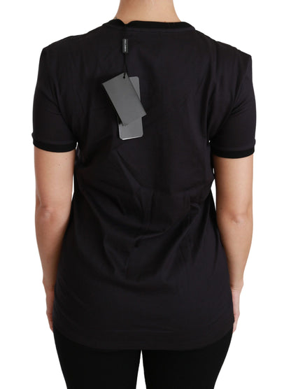 Dolce & Gabbana Negro #SoyUnÁrbolDeNavidad Camiseta de Cuello Redondo