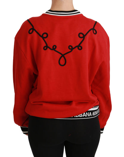 Suéter Dolce & Gabbana Red Queen Love con lentejuelas