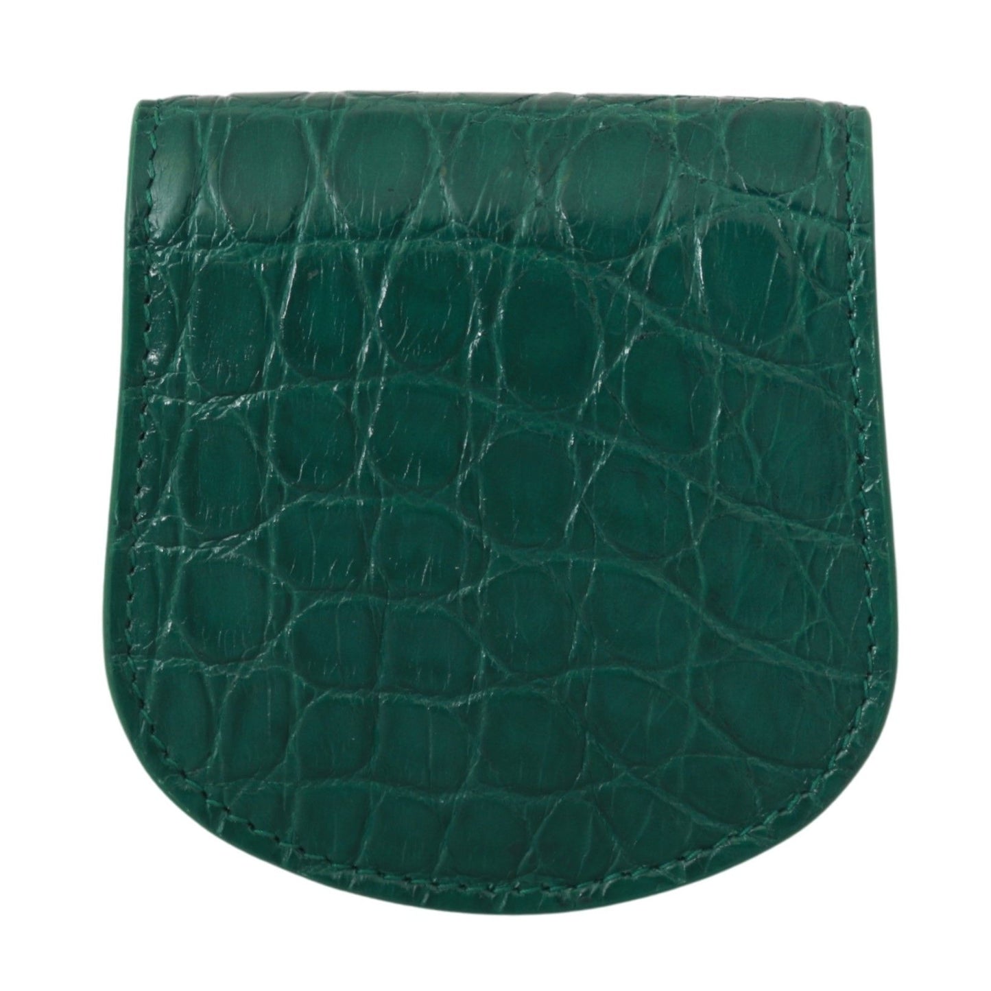 Estuche/Billetera de Dolce & Gabbana de pieles exóticas verdes para condones