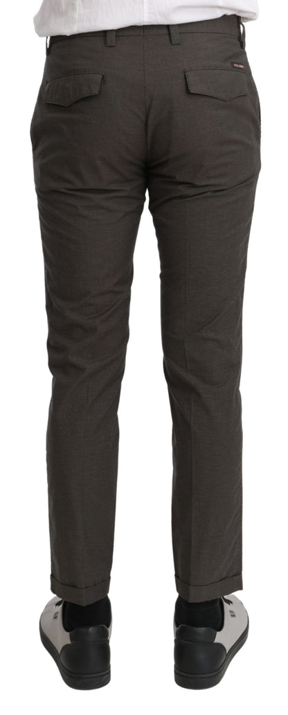 Pantalones casuales Dolce & Gabbana marrones para hombre, 100% algodón