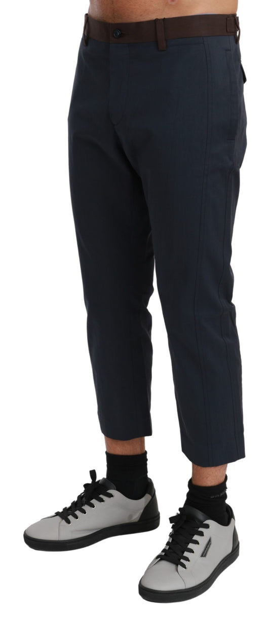 Pantalones Capri Rayas Marrones Dolce & Gabbana