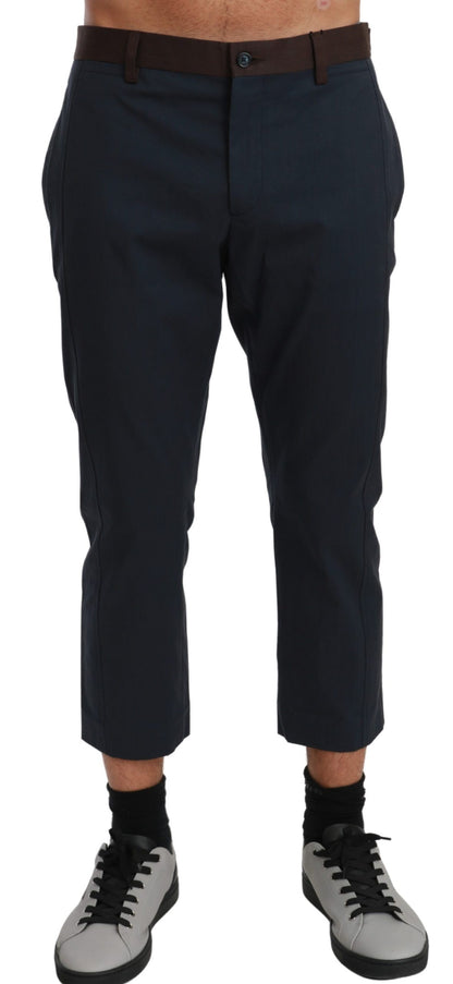 Pantalones Capri Rayas Marrones Dolce & Gabbana