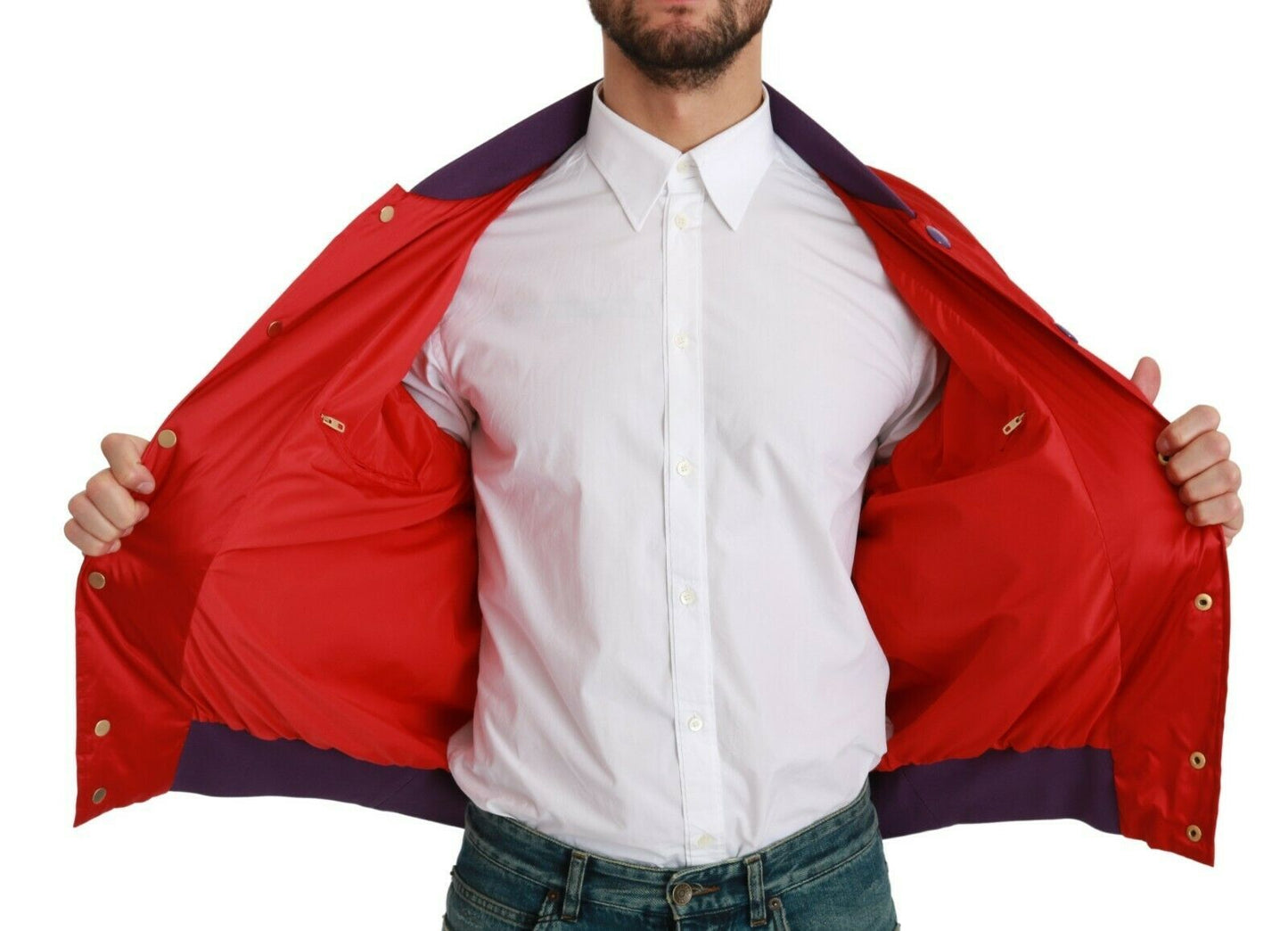 Chaqueta bomber roja AÑO DEL CERDO de Dolce & Gabbana