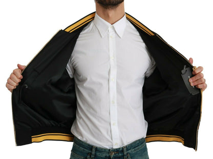 Chaqueta bomber negra DOLCE & GABBANA AÑO DEL CERDO