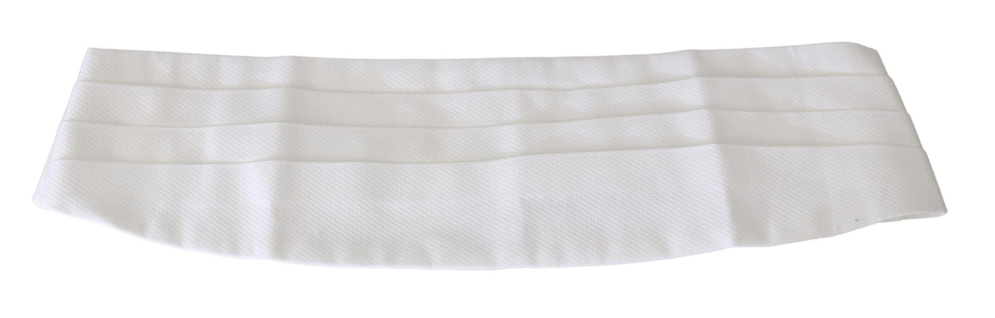 Dolce & Gabbana Faja de algodón blanca para hombre