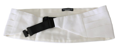 Dolce & Gabbana Faja de algodón blanca para hombre