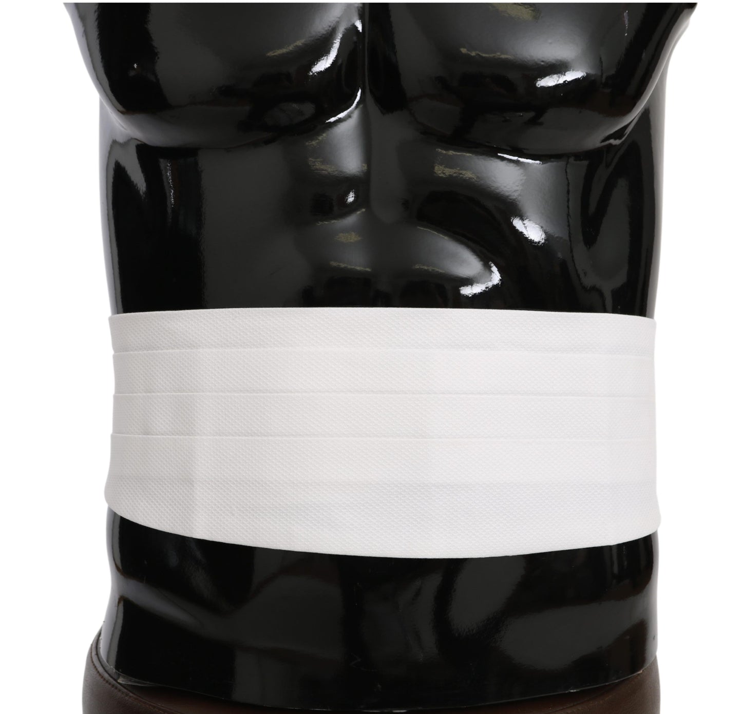 Dolce & Gabbana Faja de algodón blanca para hombre