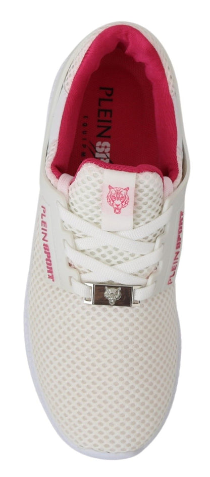 Zapatillas de Poliéster Blancas y Rosas Becky de Philipp Plein