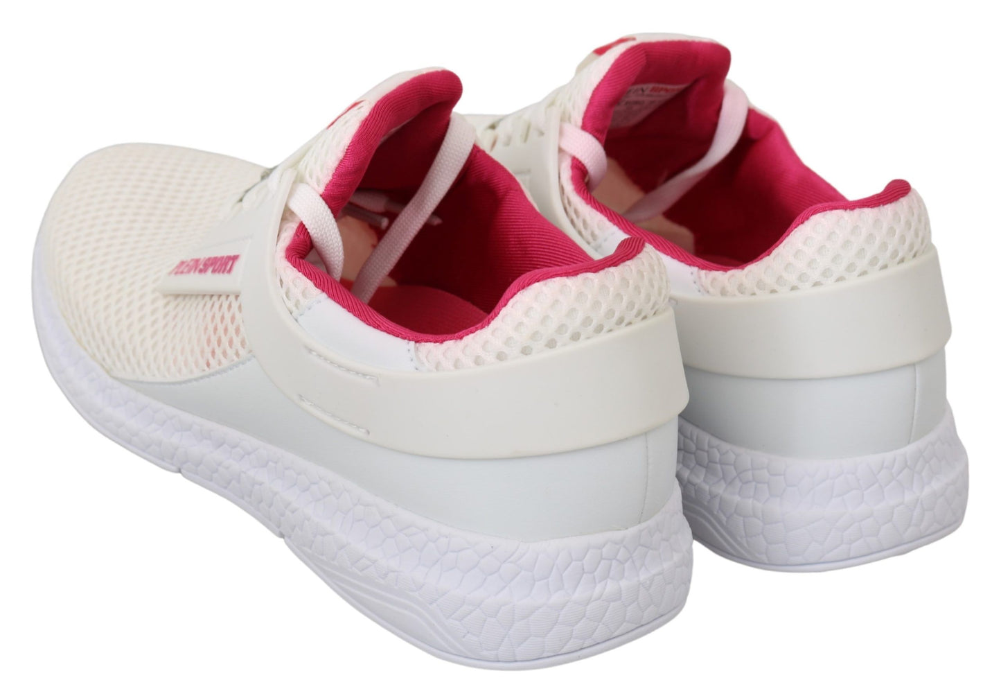 Zapatillas de Poliéster Blancas y Rosas Becky de Philipp Plein