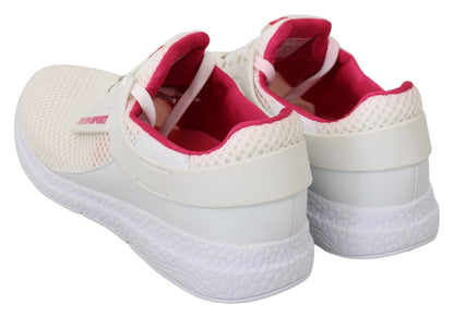 Zapatillas de Poliéster Blancas y Rosas Becky de Philipp Plein