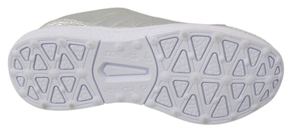 Zapatillas de poliéster plateadas Philipp Plein Gisella