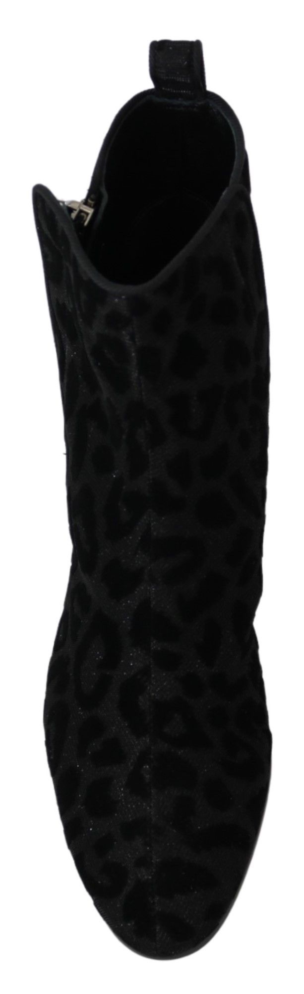 Botines Negros de Leopardo Dolce & Gabbana con Cremallera