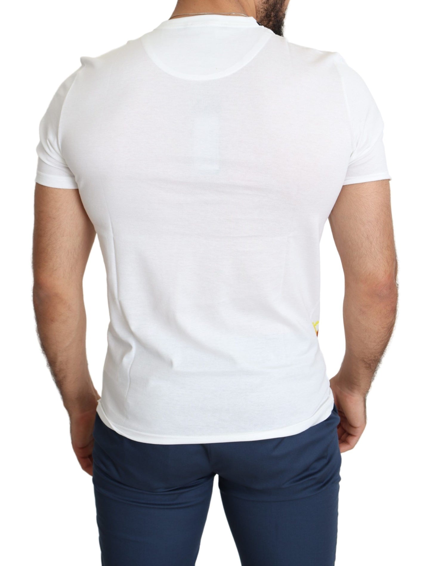 Camiseta de Algodón Blanca para Hombre con Estampado de San Valentín de Dolce & Gabbana