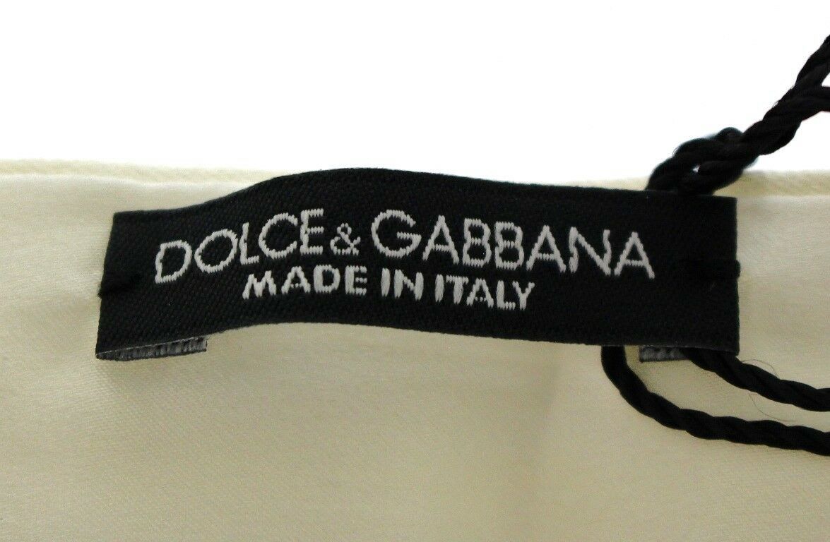 Faja de seda blanca Dolce & Gabbana
