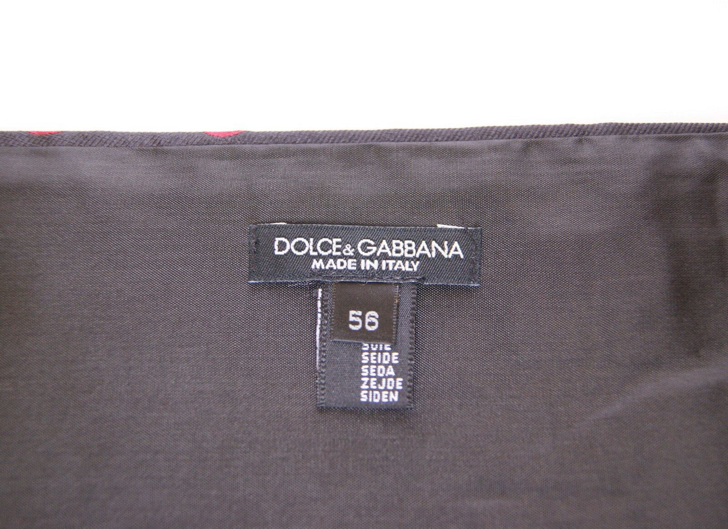 Fajín de esmoquin Dolce & Gabbana negro para cintura